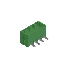 3COM 90/4 [C] M - 4 Pin Right Angle Male Close Type, 3.81 mm