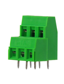 Series 58DD/3 - 3 Way Screw Type Double Decker Connector in 5.08 mm Pitch and 19.10 mm Height