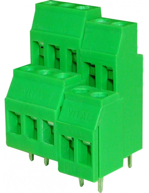 Series DD/3 - 3 Way Screw Type Double Decker Connector in 5.08 mm Pitch and 31.40 mm Height