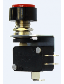 VMS-L-TPB-R-D4 (Thumb Push Button Microswitch with Solderable Terminal - 400 to 450 gram Operating force)